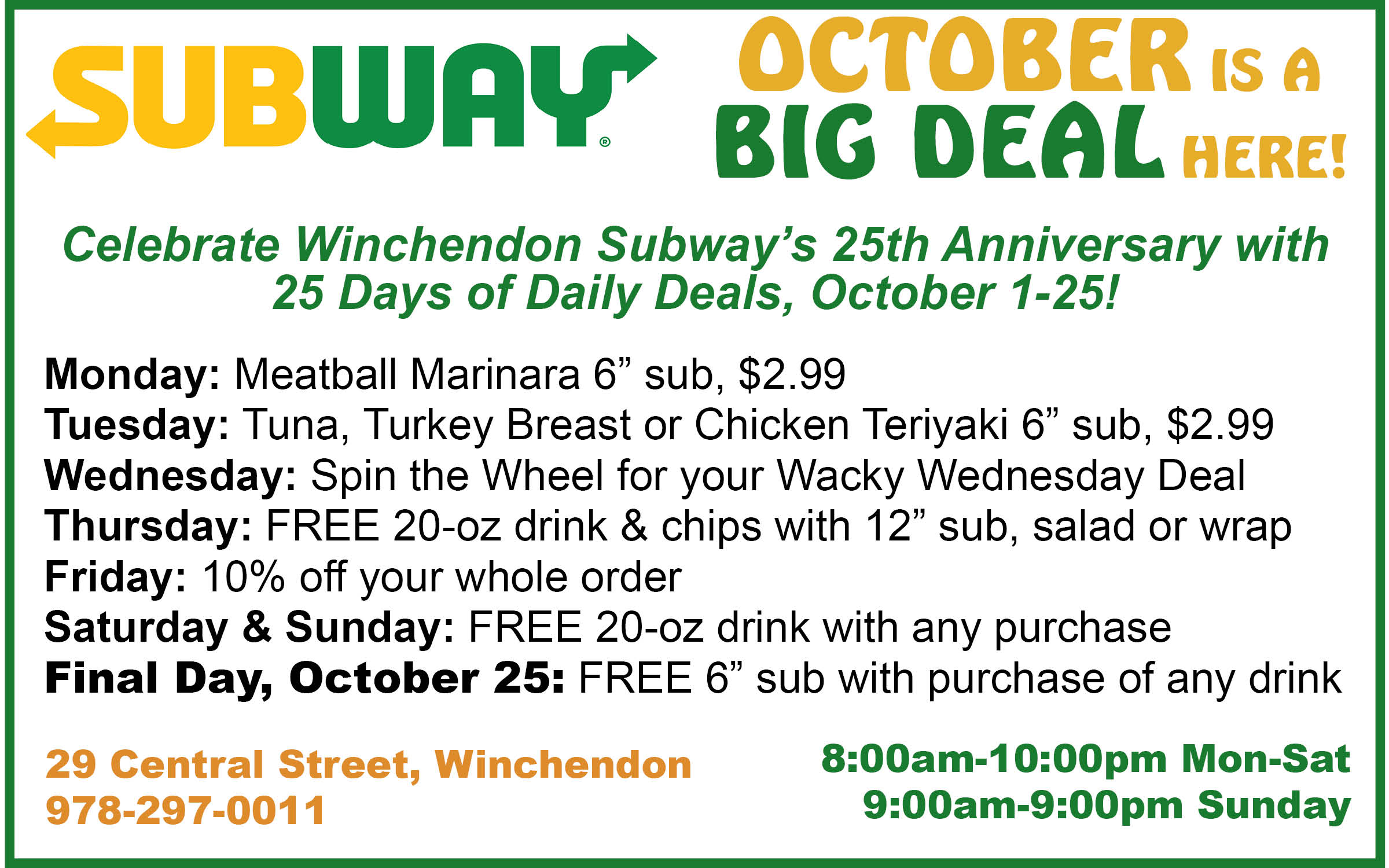 Winchendon Subway