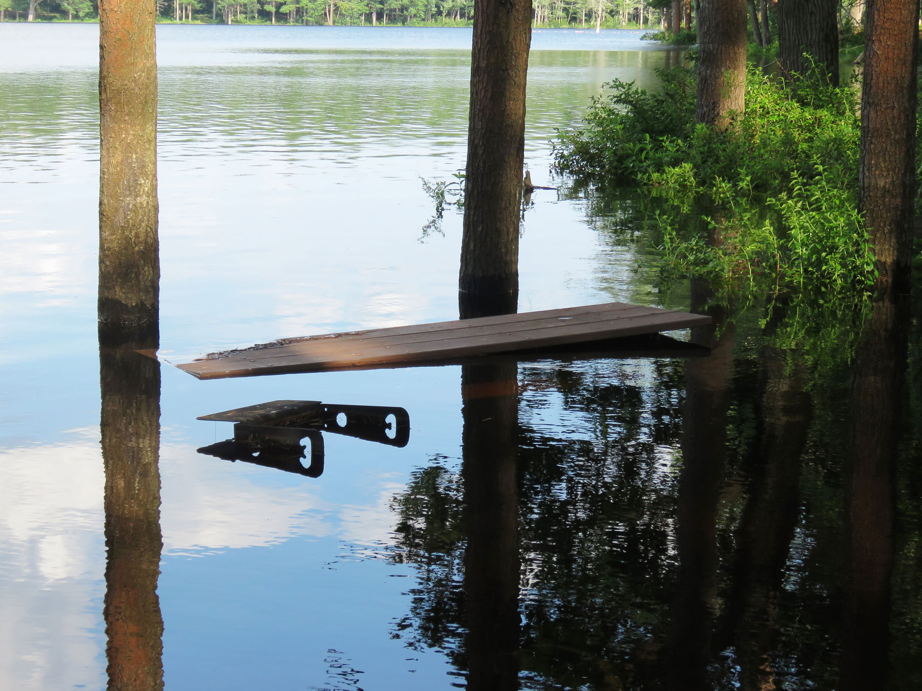 Flooding at Lake Dennison July 2023